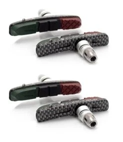 XLC Cartridge V-Brake Bremssch. BS-V10 4er Set, 72 Mm Carbonlook 3-farbig