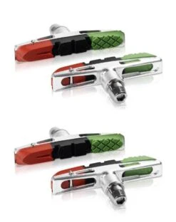 XLC Cartridge V-Brake Bremsschuhe BS-V13 4er Set, 72mm, 3-farbig