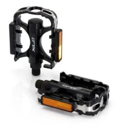 XLC MTB-Pedal PD-M02 Alukörper, CNC-Käfig, Schwarz