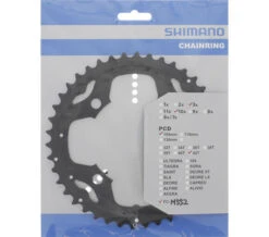 Shimano Kettenblatt FC-M552,42 Zähne 104 Mm Für 10-fach Schwarz